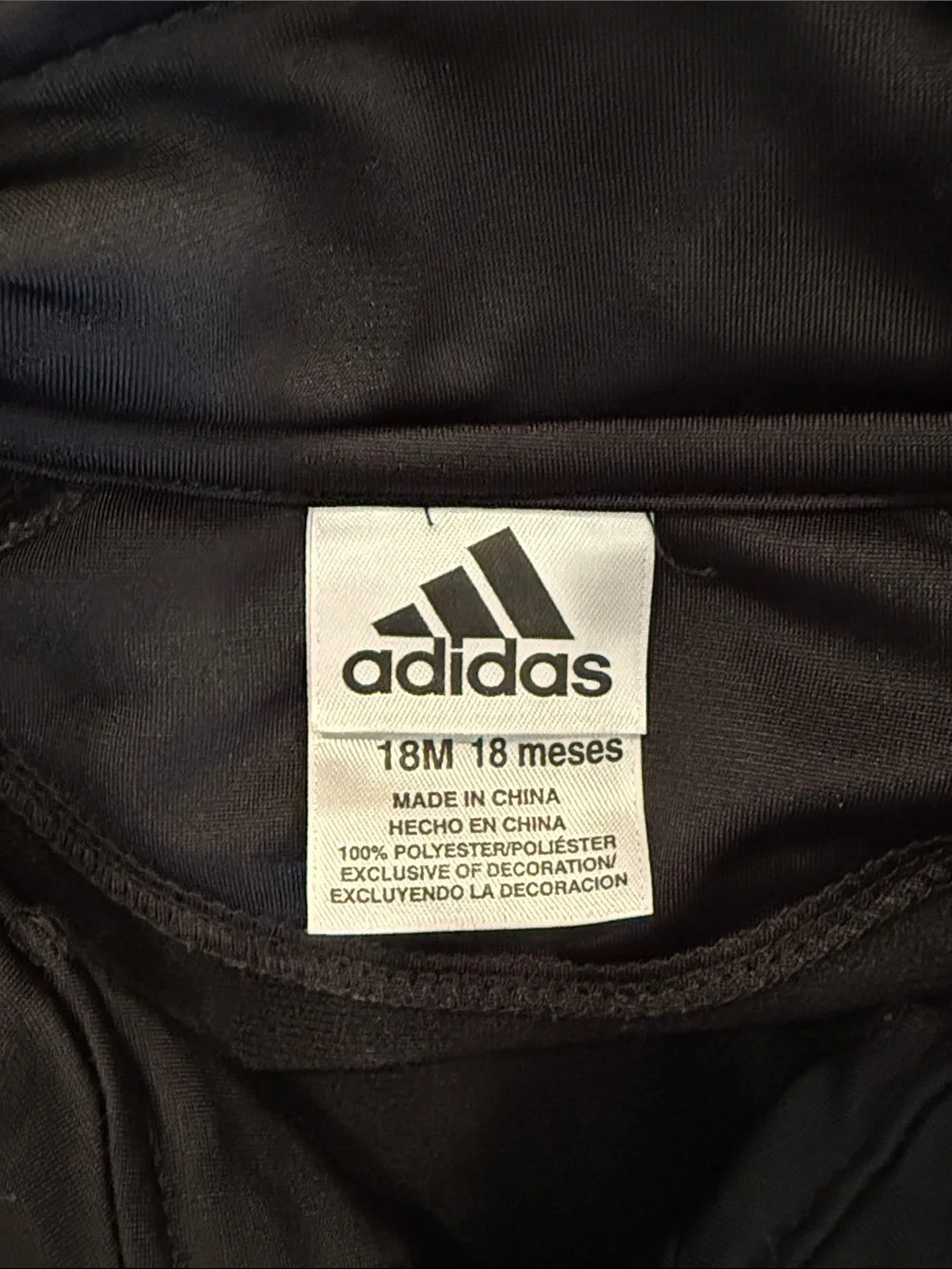 adidas Black and White baby Track Jacket + Pants Set